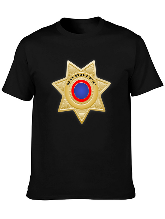 Sheriff Star Badge T-Shirt - Classic Western Style