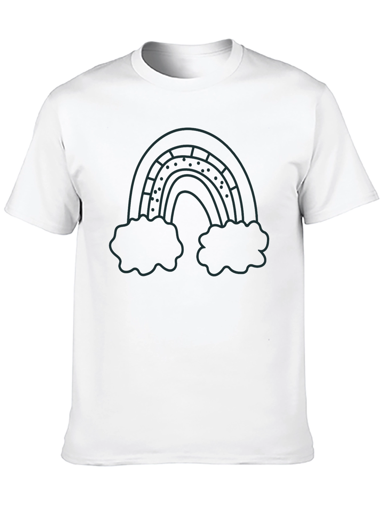 Rainbow Cloud T-Shirt - Cute Graphic Tee