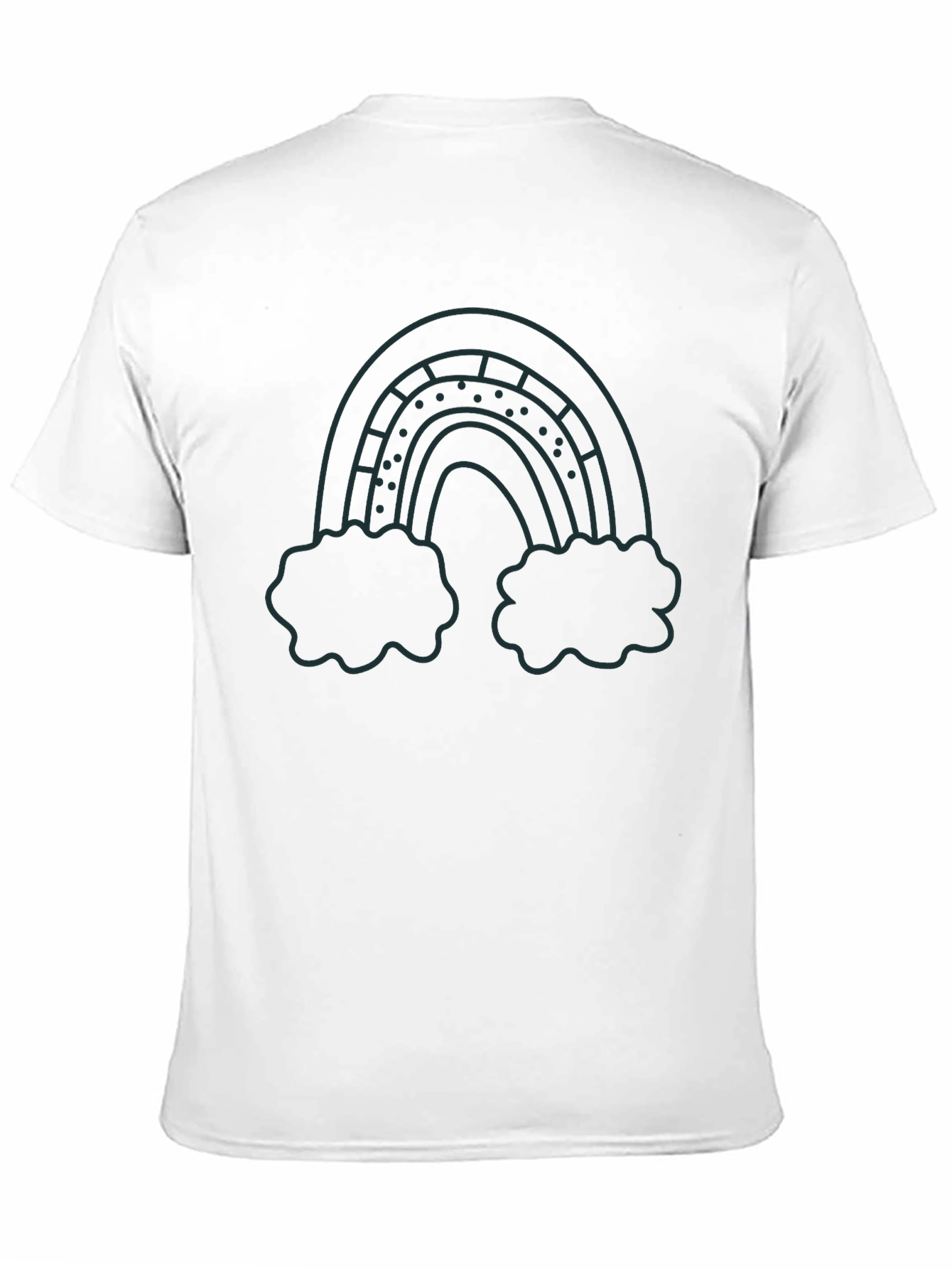 Rainbow Cloud T-Shirt - Cute Graphic Tee