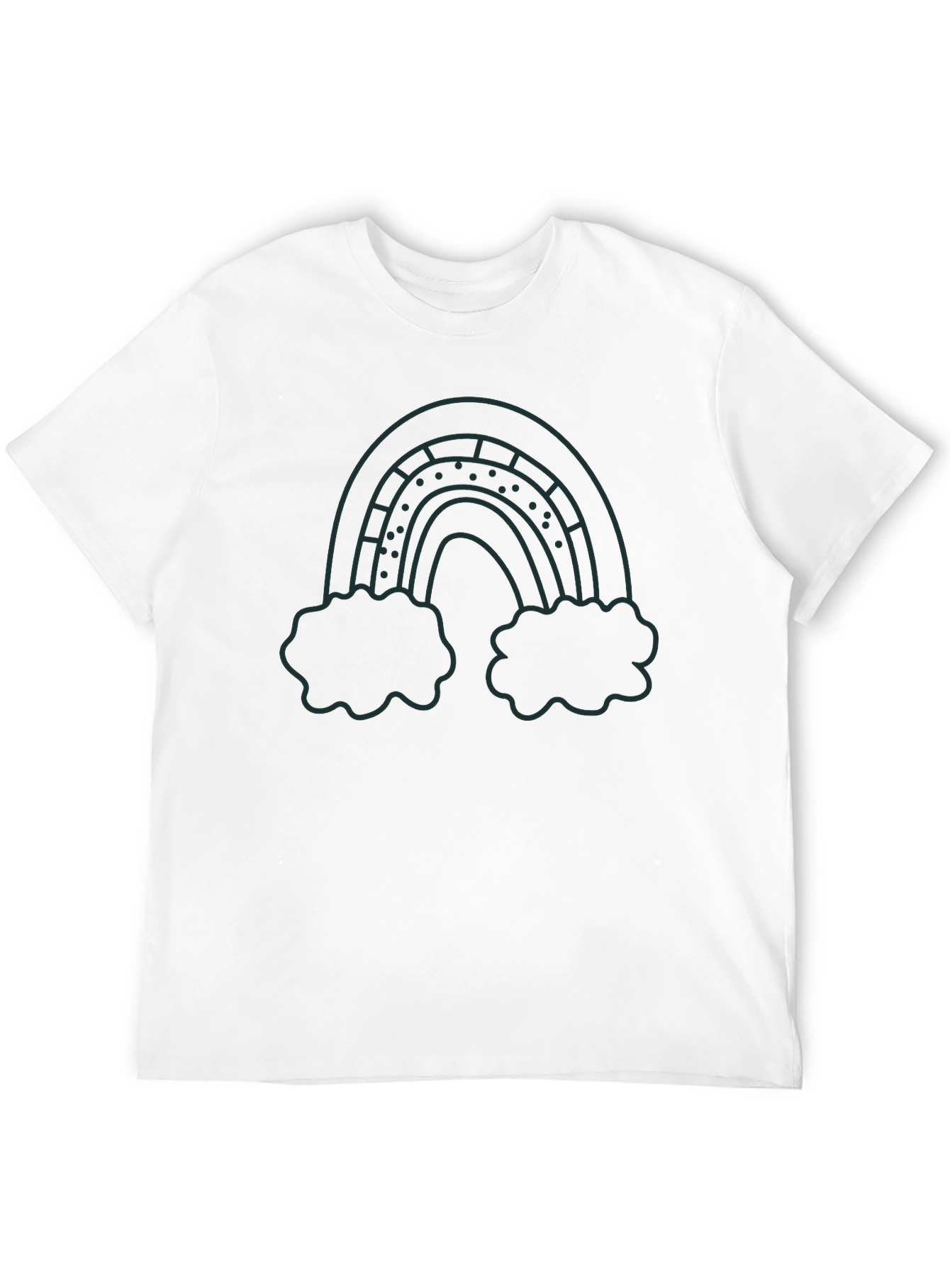 Rainbow Cloud T-Shirt - Cute Graphic Tee