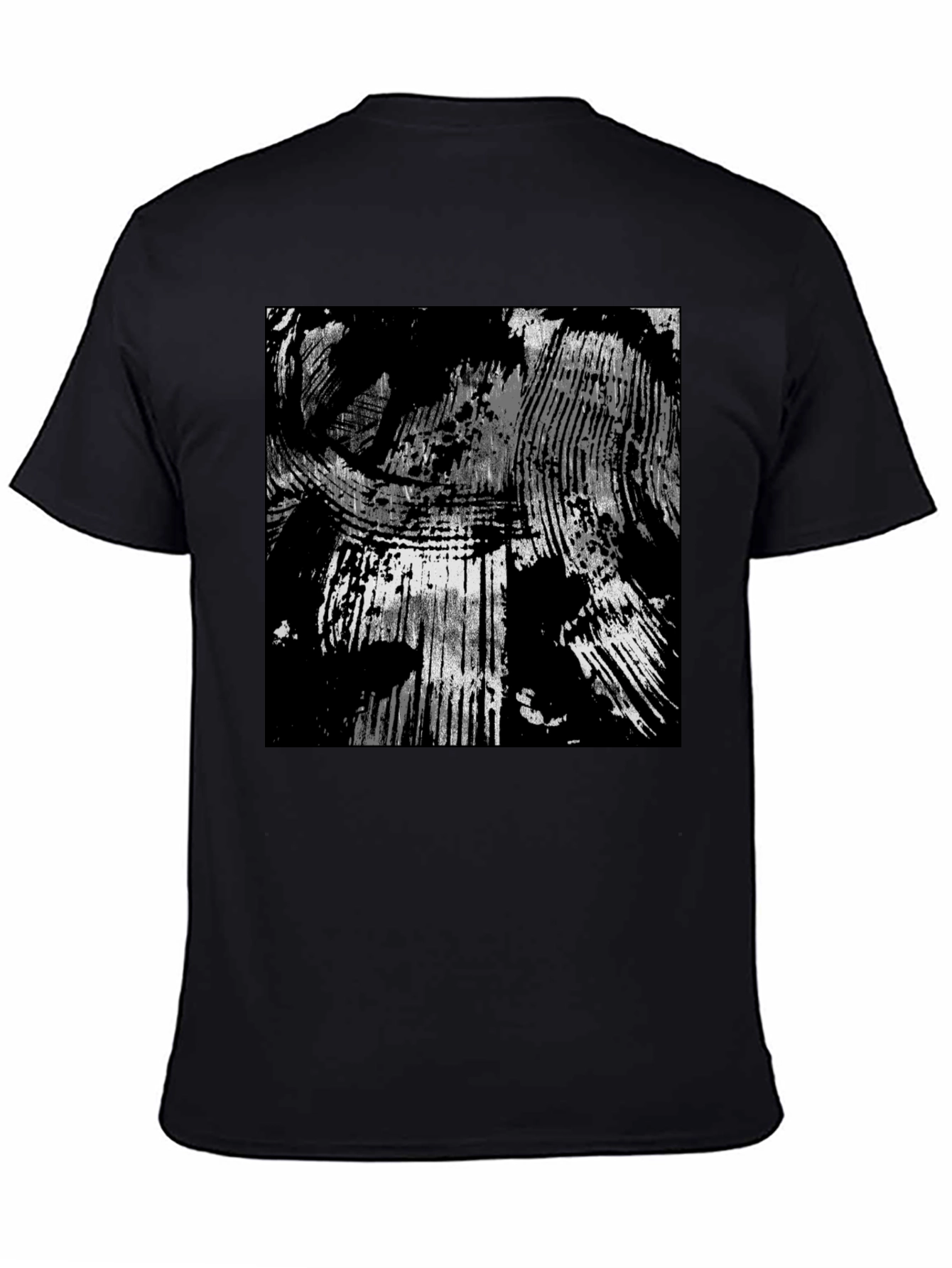 Abstract Black & White Graphic Tee