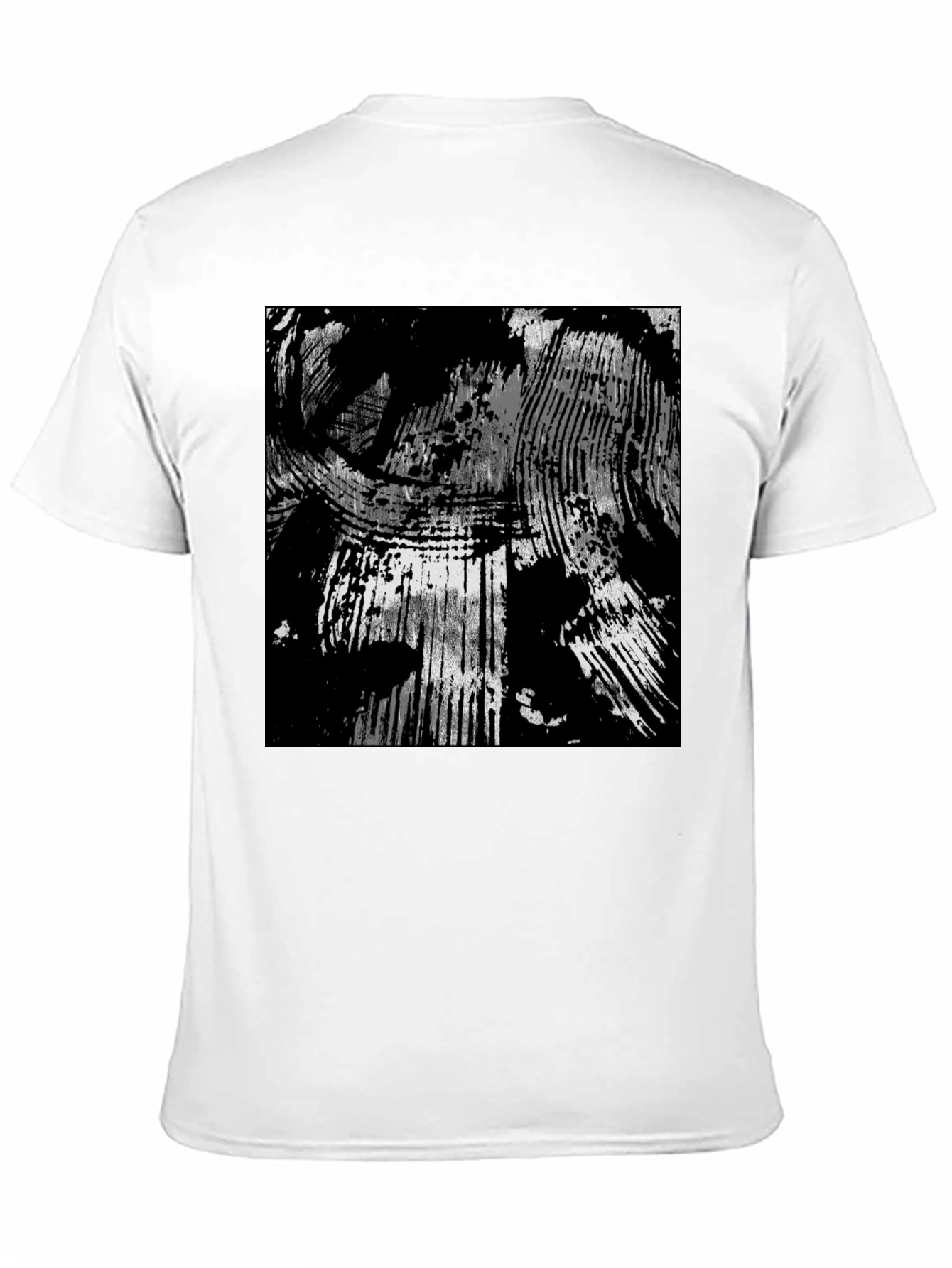 Abstract Black & White Graphic Tee