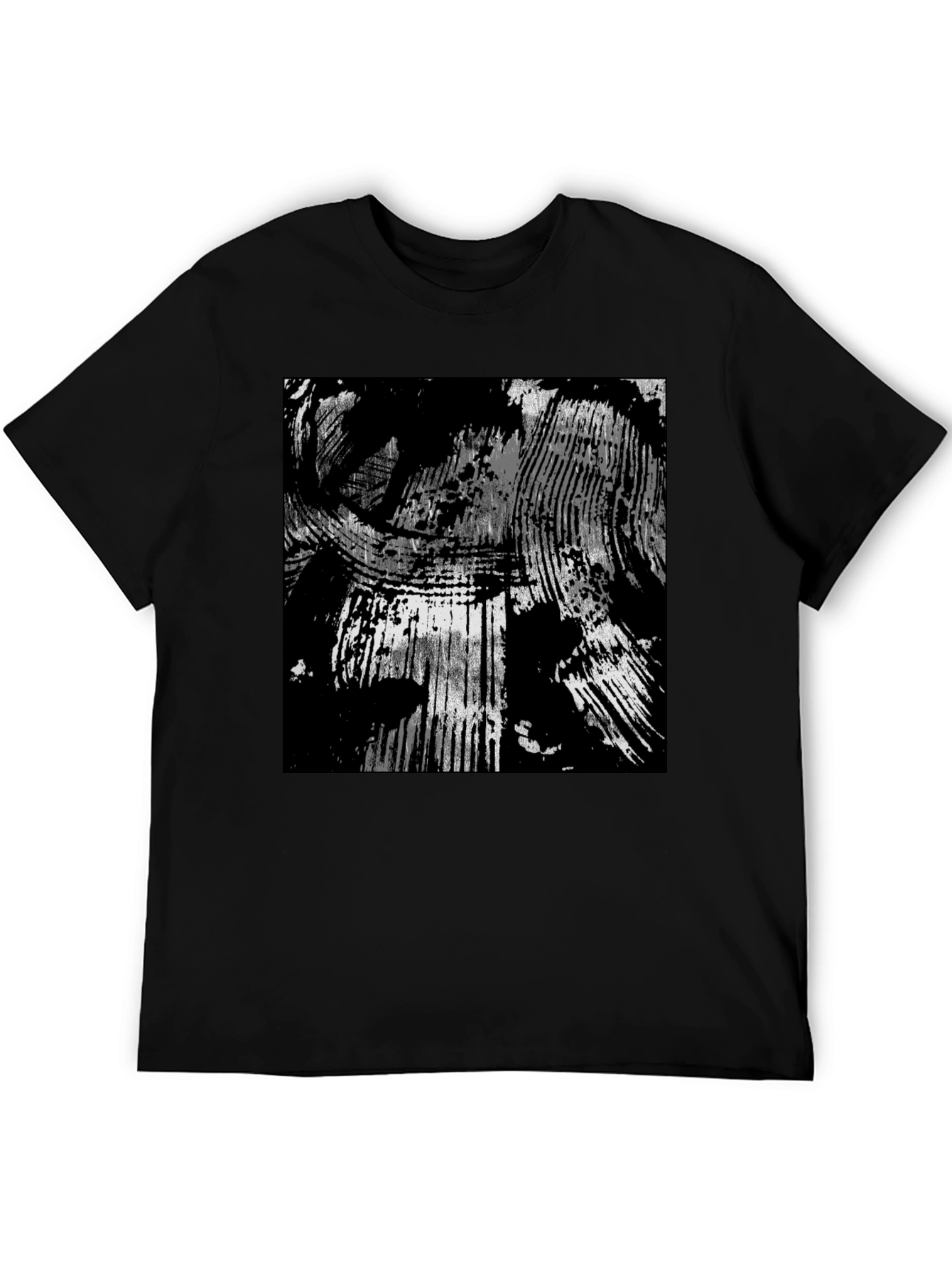 Abstract Black & White Graphic Tee