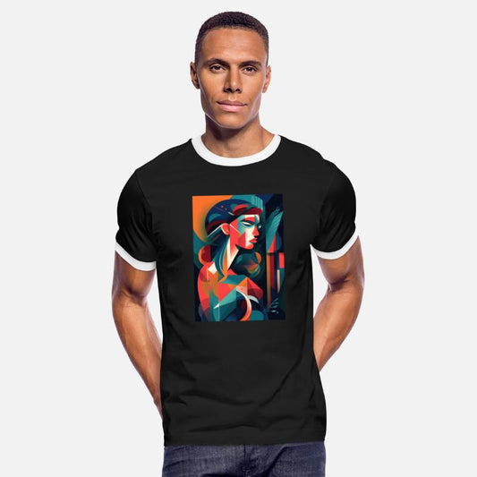 Abstract Face Art - Edgy and Rebellious