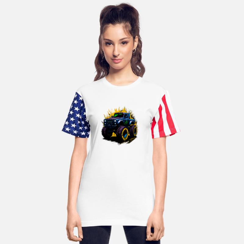 abstract monster truck