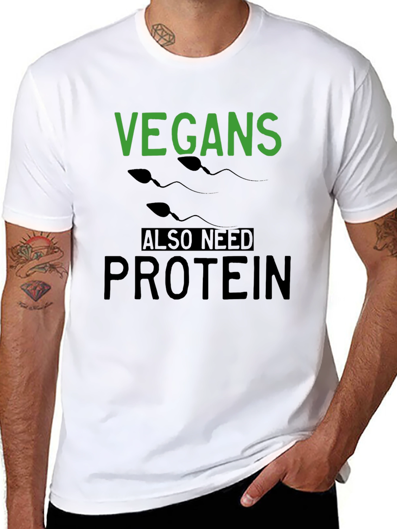 Vegans Need Protein T-Shirt