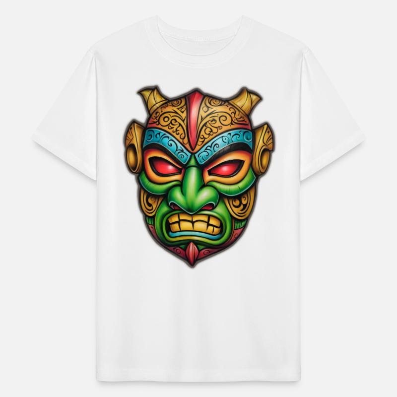AI Tiki Mask Cartoon