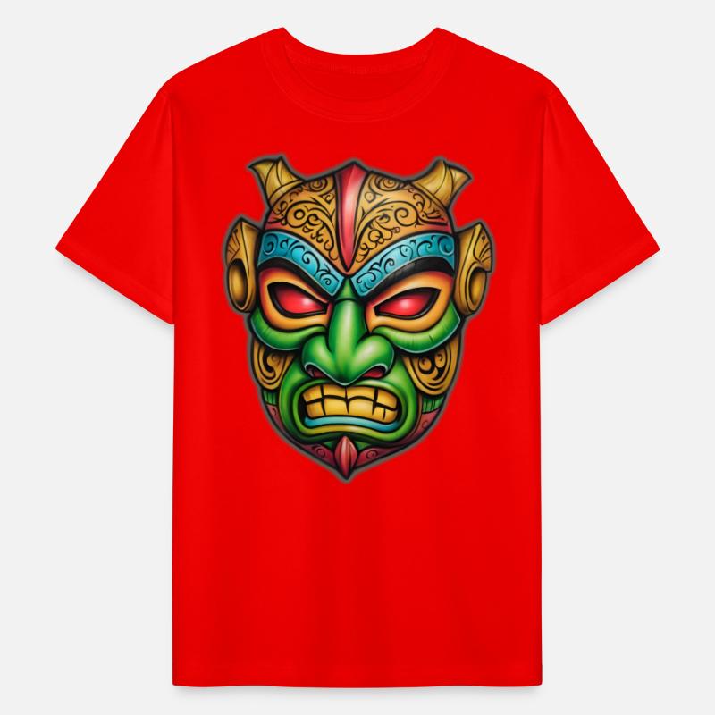 AI Tiki Mask Cartoon