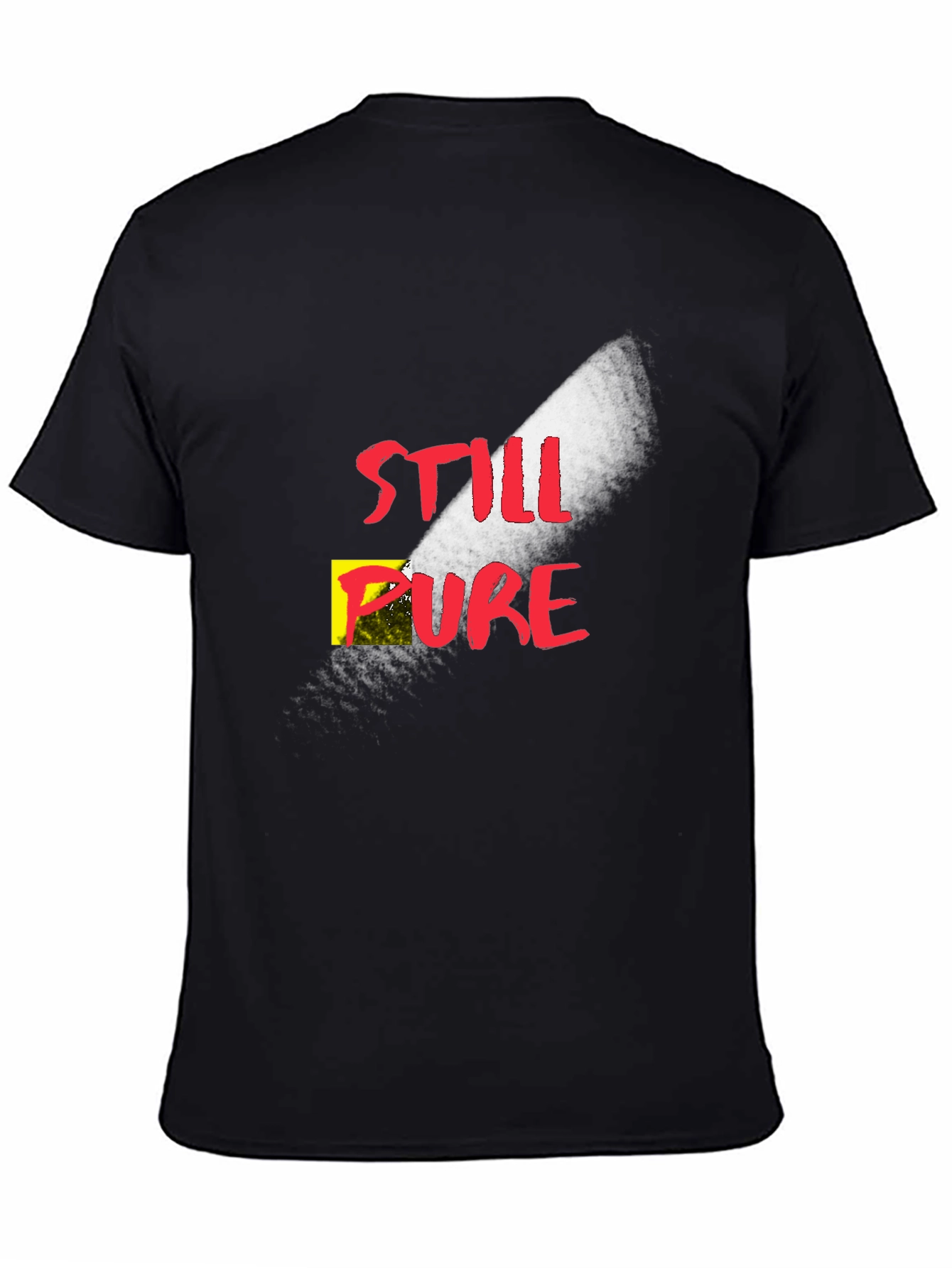 Still Pure Graphic T-Shirt - Black Cotton Tee