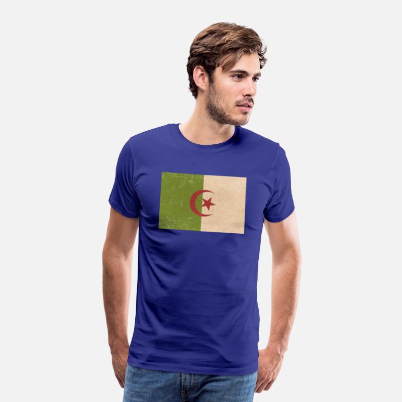 Algerian grunge flag