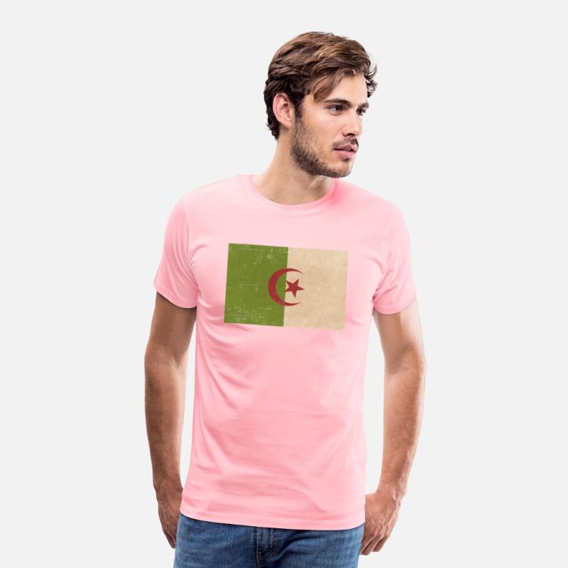 Algerian grunge flag