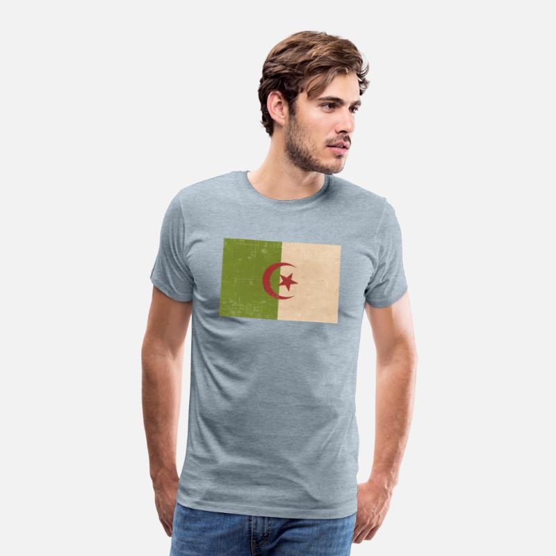 Algerian grunge flag