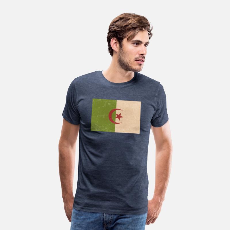 Algerian grunge flag