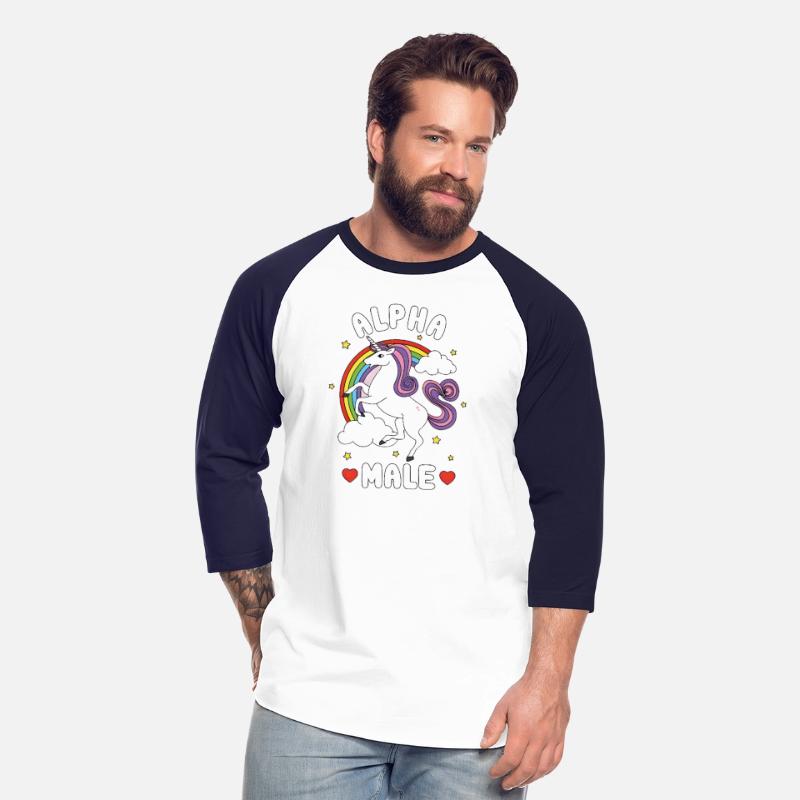 Alpha Male unicorn funny sarcastic ironic pink