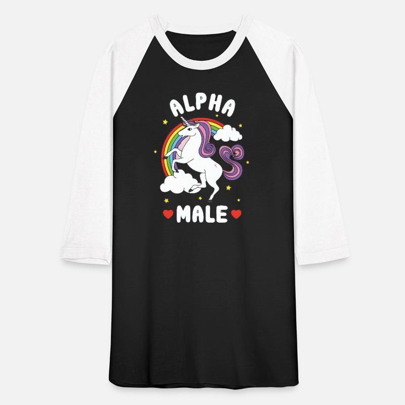 Alpha Male unicorn funny sarcastic ironic pink