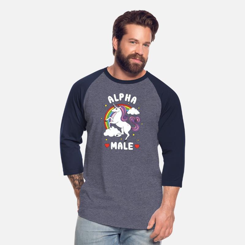 Alpha Male unicorn funny sarcastic ironic pink