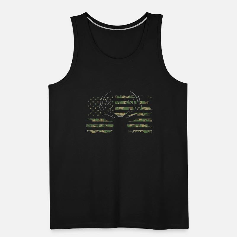 American Flag Camouflage Outdoor Antlers Deer