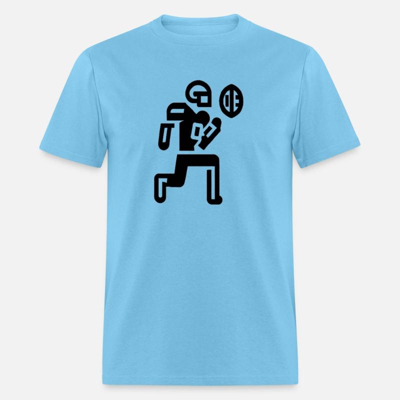 American Football Player reaching for a touch down