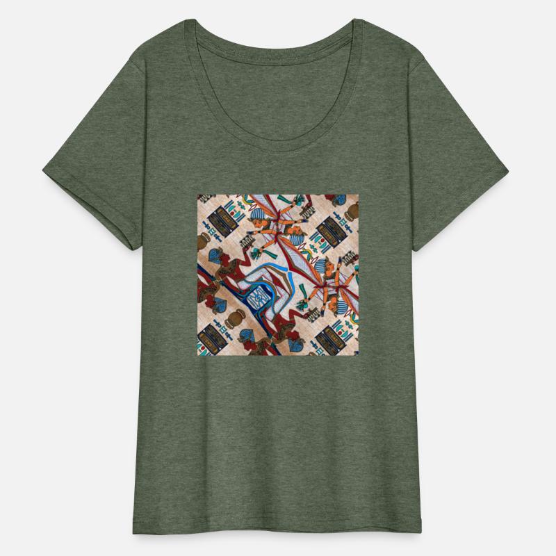 Ancient Egyptian Scripts On Papyrus