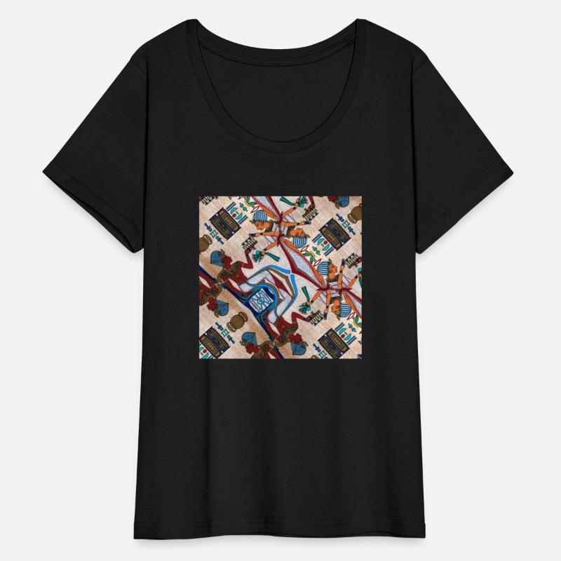 Ancient Egyptian Scripts On Papyrus