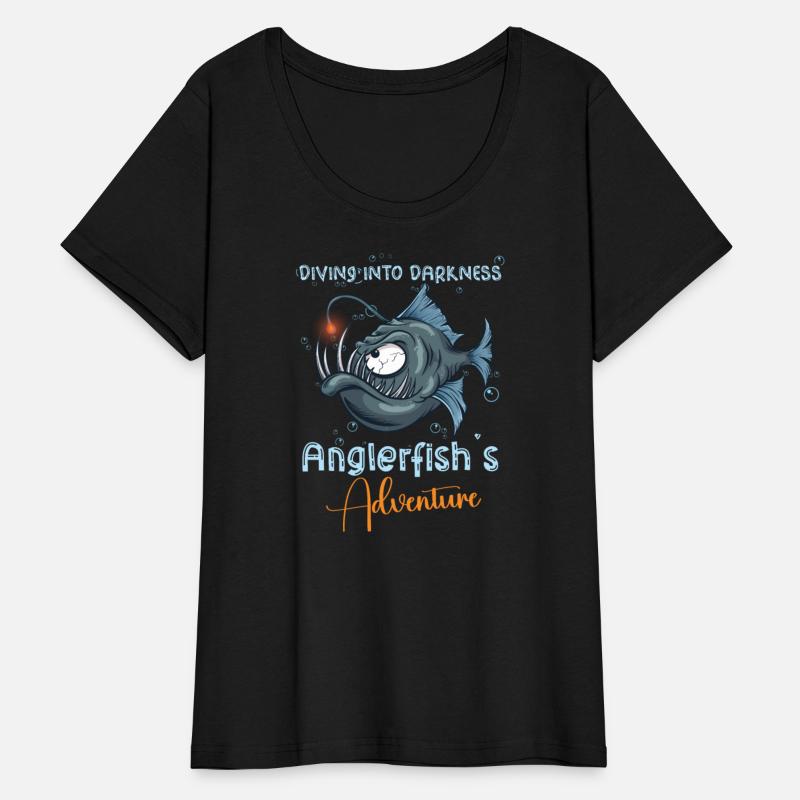 Anglerfish Fishing Underwater Deep Sea