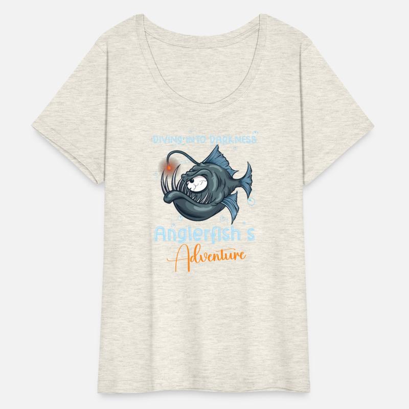 Anglerfish Fishing Underwater Deep Sea