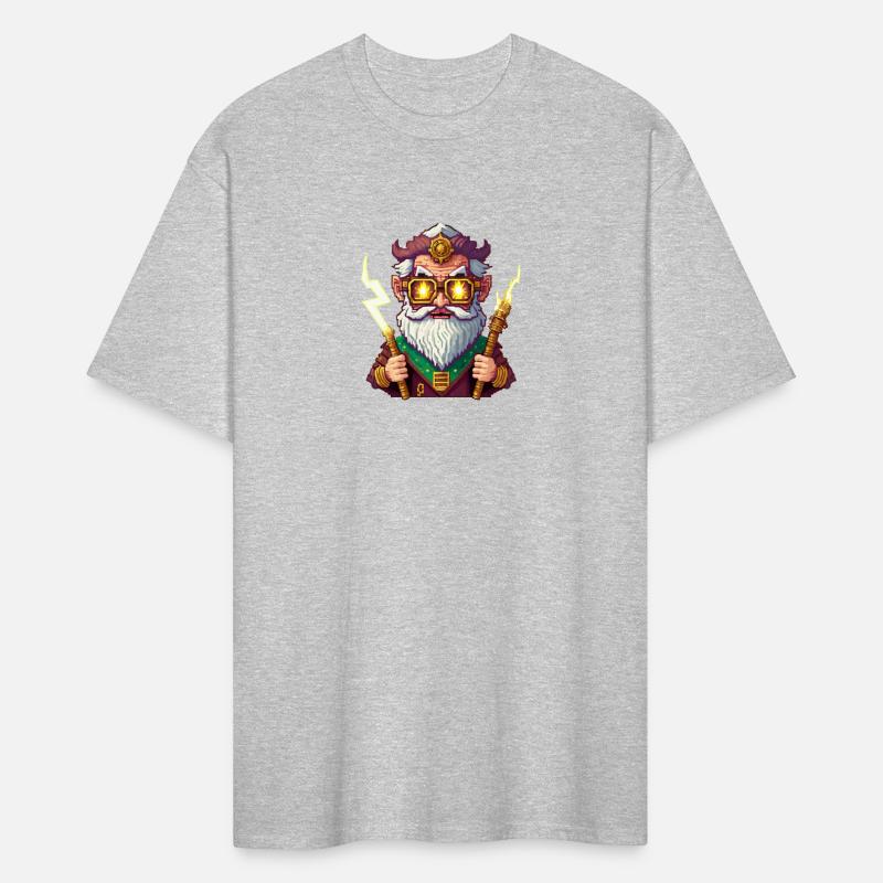 Angry Zeus Pixel Art, Wearing Steampunk Glasses