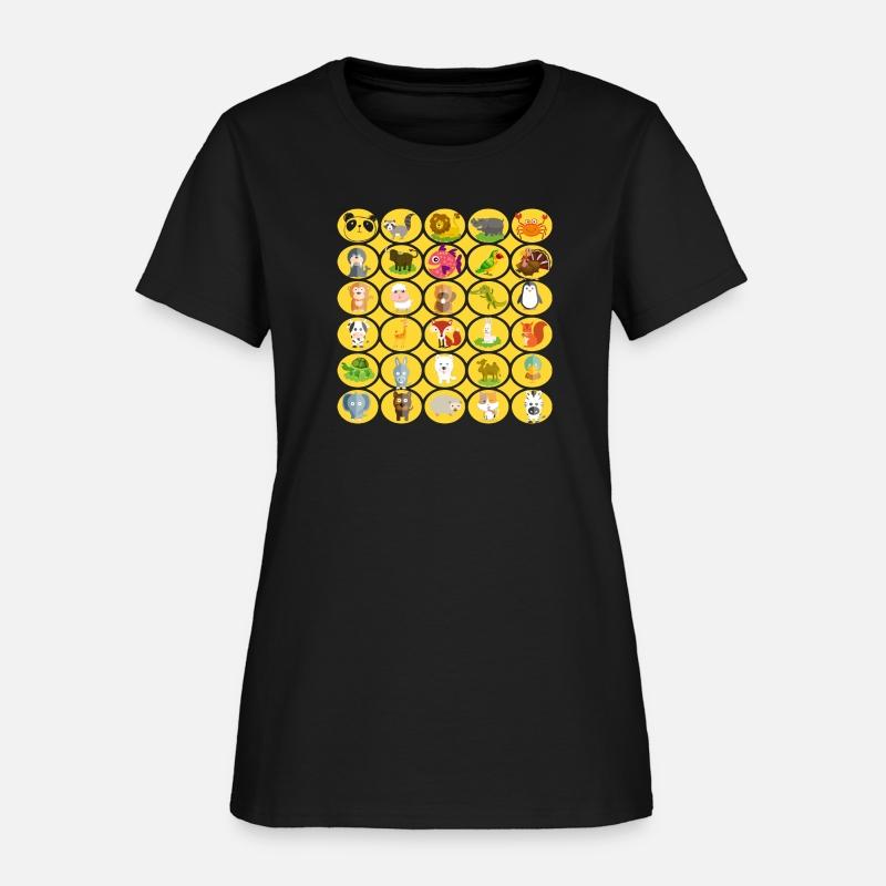 Animals zoo print. Learn animals, all animals