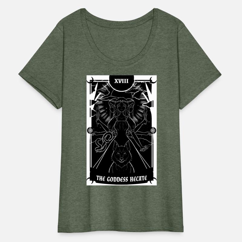 Anime Tarot Card Goddess Hecate Occult Gothic Witc