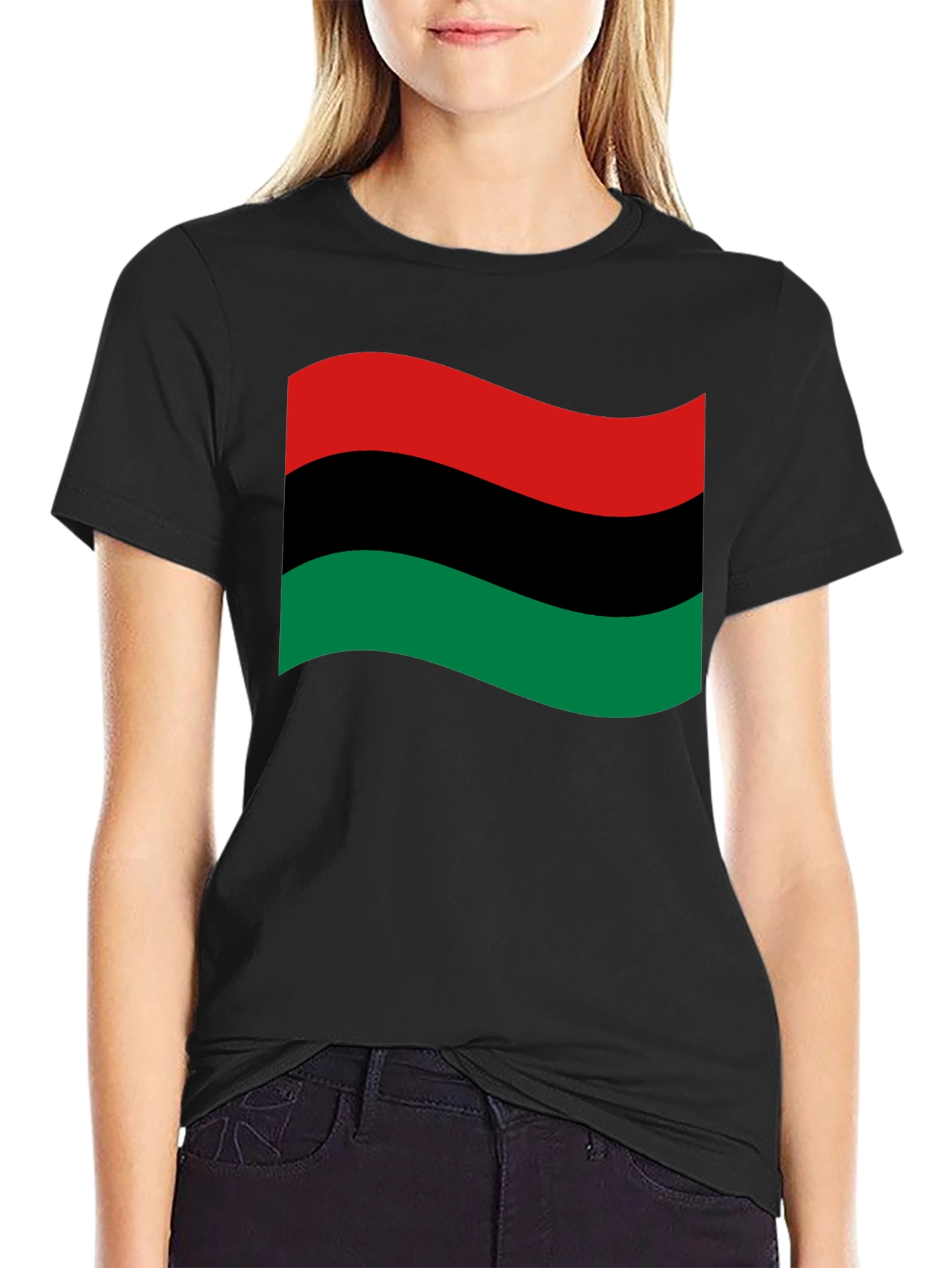 Pan-African Flag Tee: Black Empowerment Pride