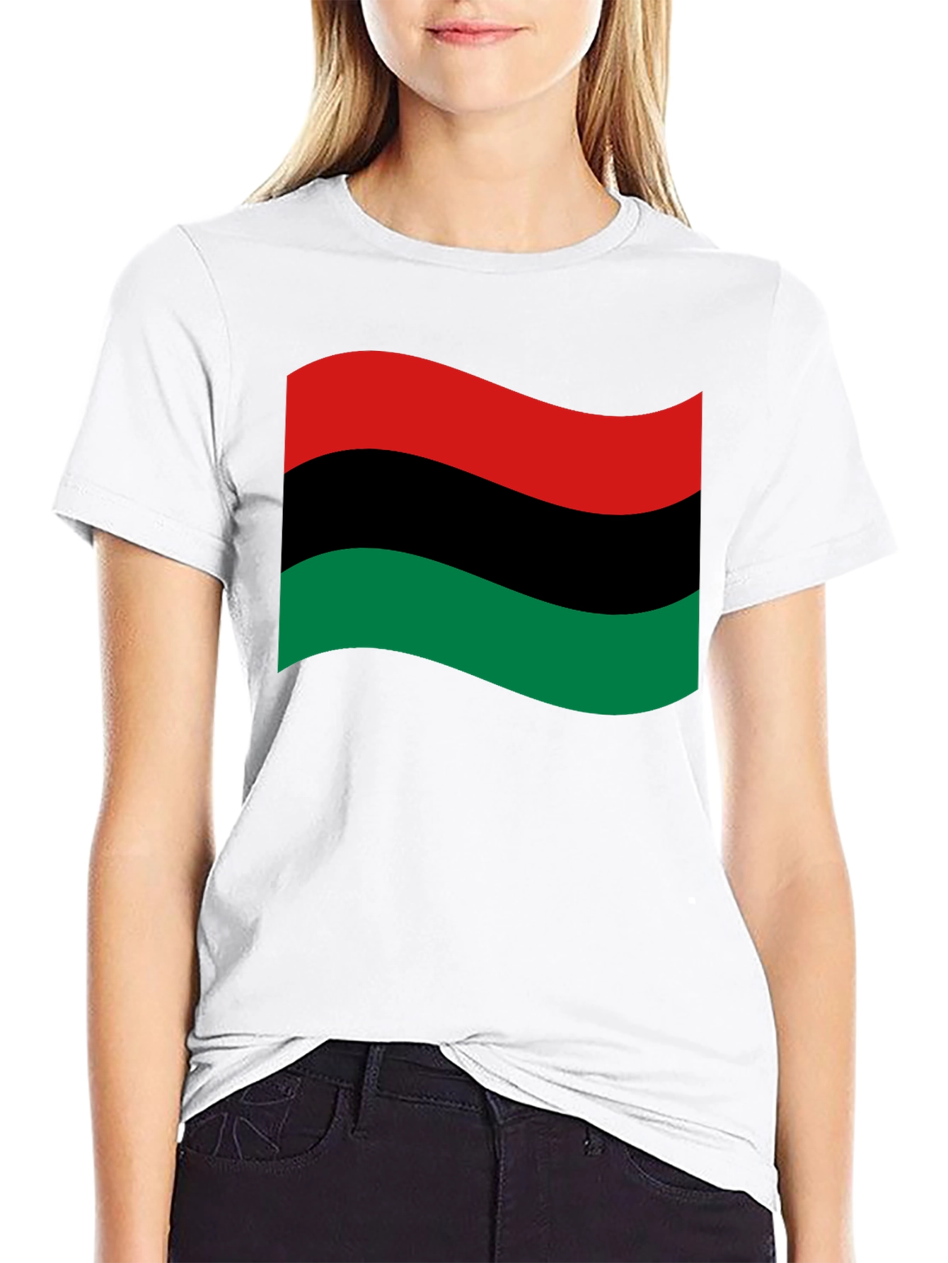 Pan-African Flag Tee: Black Empowerment Pride