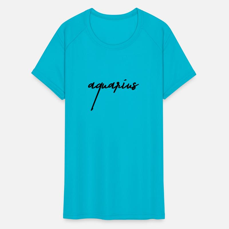 Aquarius Zodiac Sign Typography