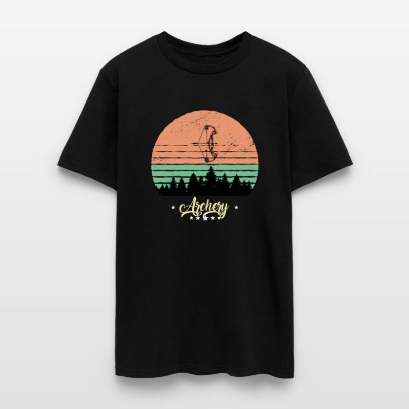 Archery Vintage Retro Sunset Sport