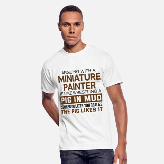 Arguing With A Miniature painter