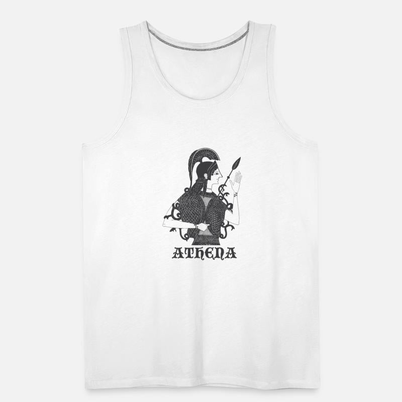 Athena. The goddess of wisdom in Greek mythology