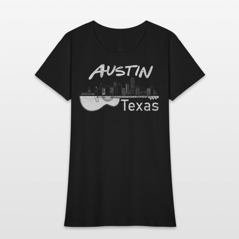 Austin Texas Souvenir Guitar Music Lover