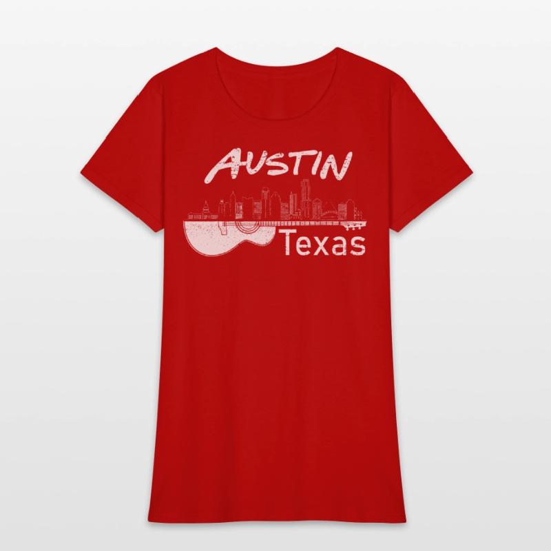Austin Texas Souvenir Guitar Music Lover
