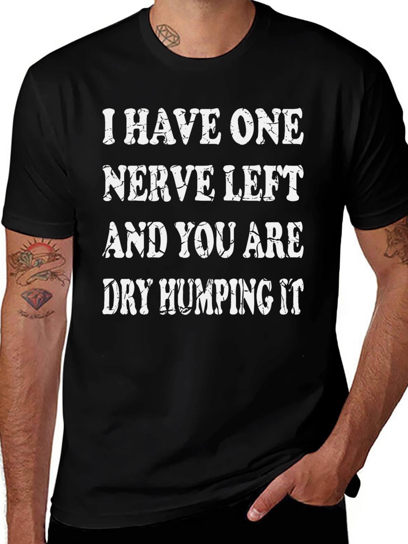 One Nerve Left Graphic Tee