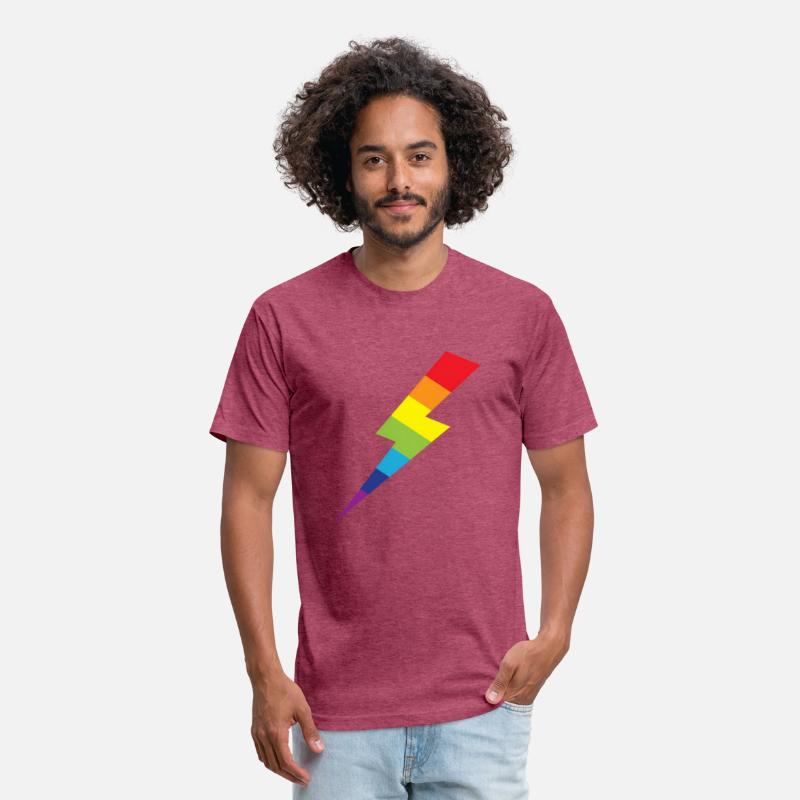 Awesome Rainbow Lightning Bolt Print