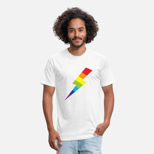 Awesome Rainbow Lightning Bolt Print
