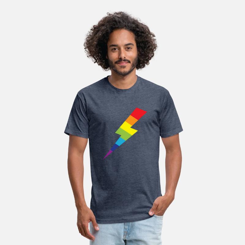 Awesome Rainbow Lightning Bolt Print