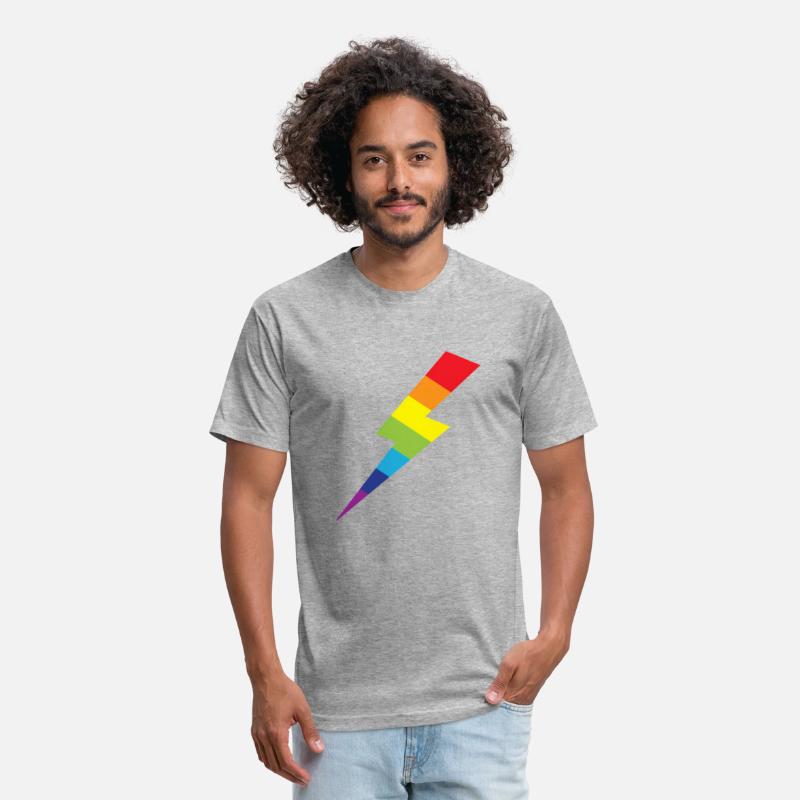 Awesome Rainbow Lightning Bolt Print