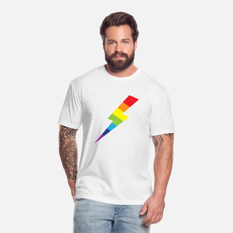 Awesome Rainbow Lightning Bolt Print