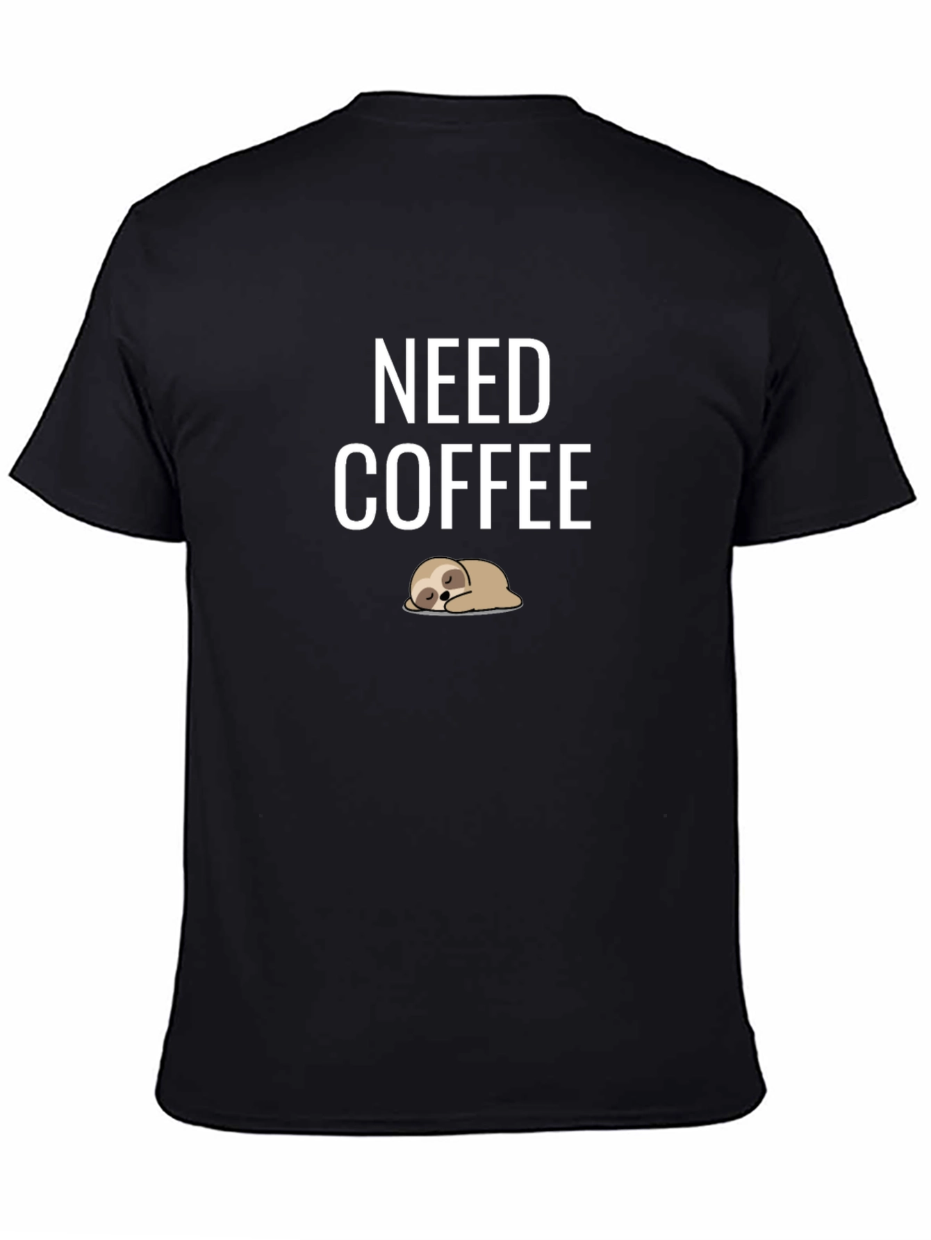 Need Coffee Sloth Graphic Tee