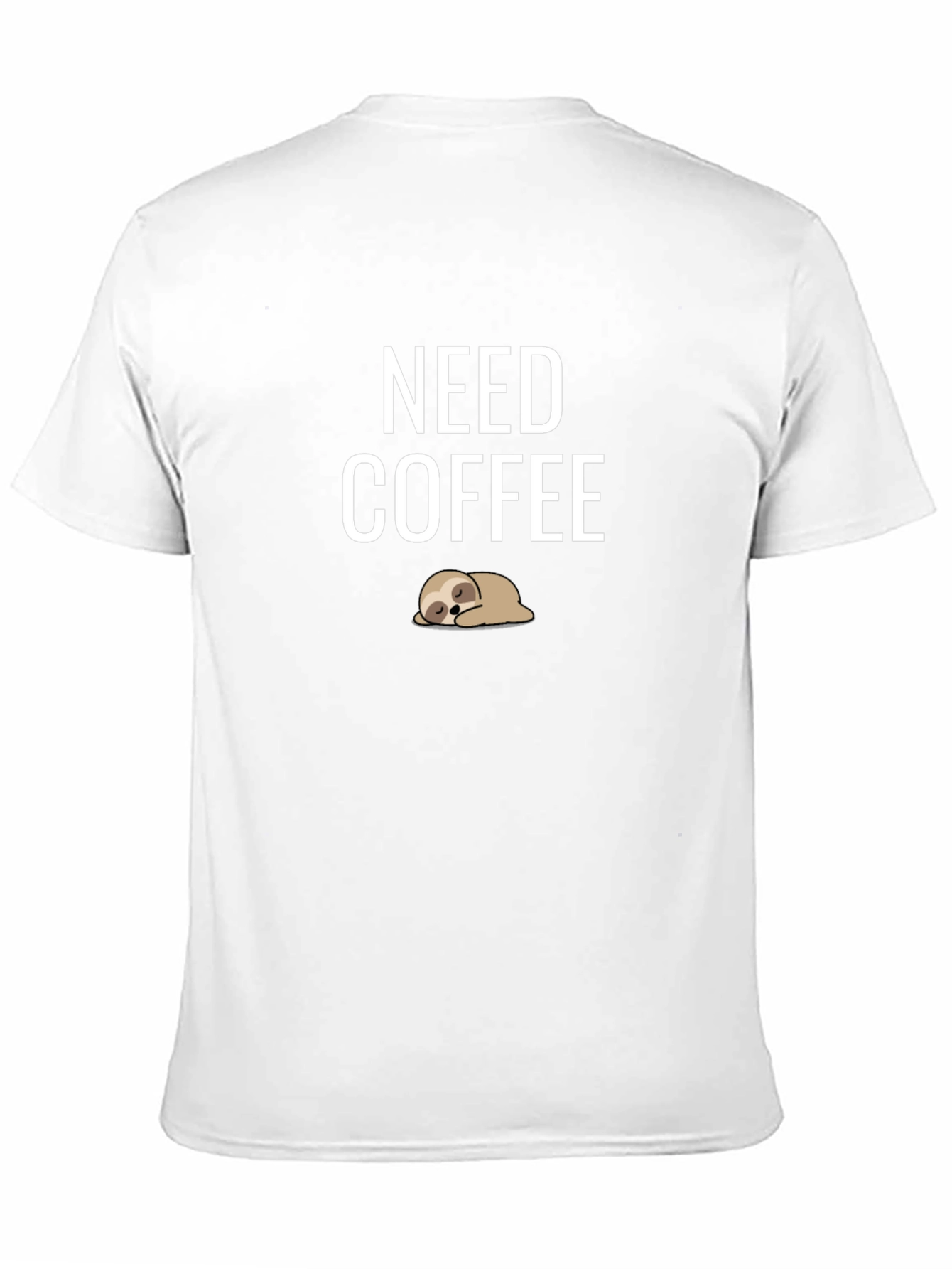 Need Coffee Sloth Graphic Tee
