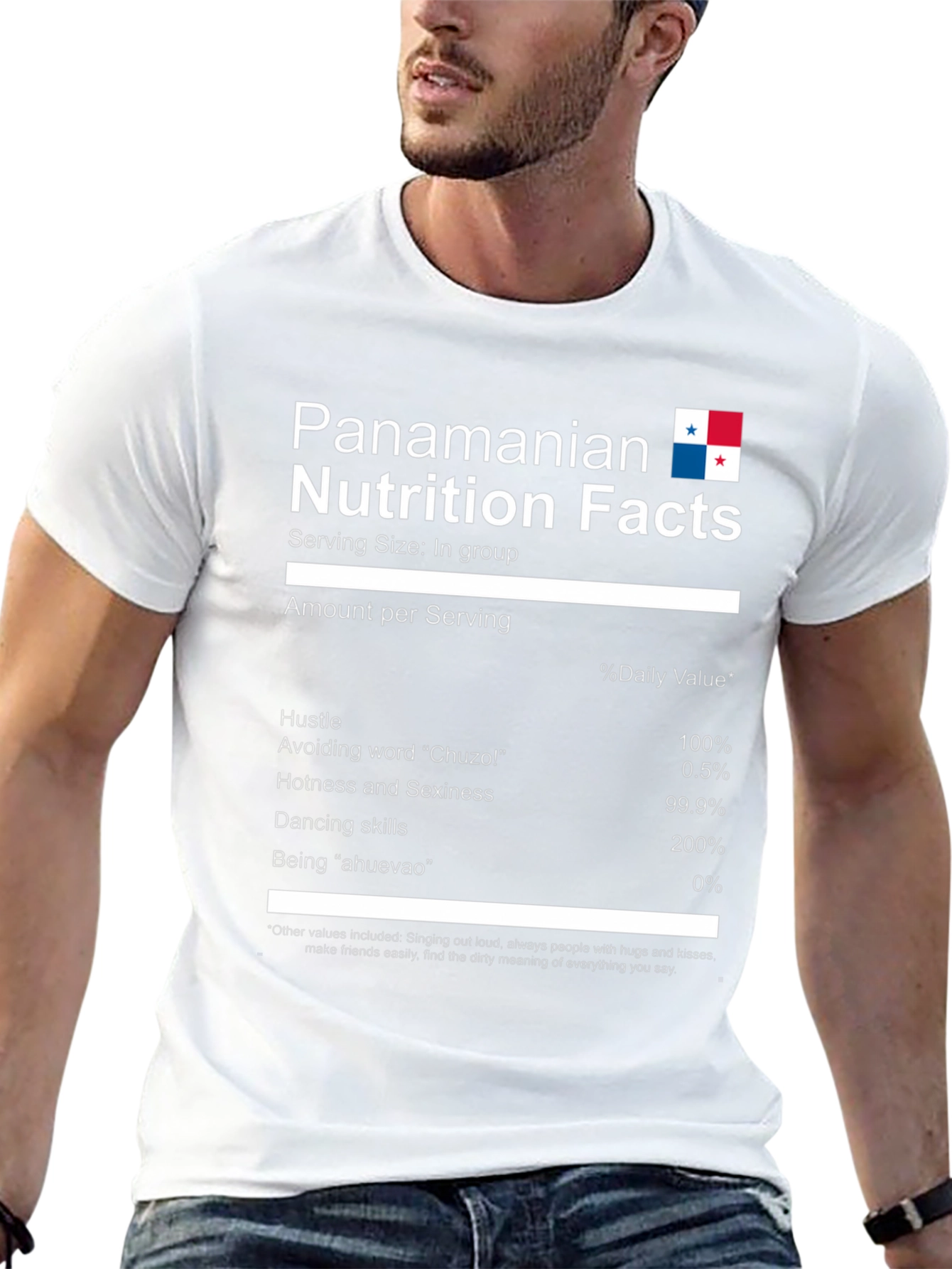 Panamanian Nutrition Facts Funny T-Shirt