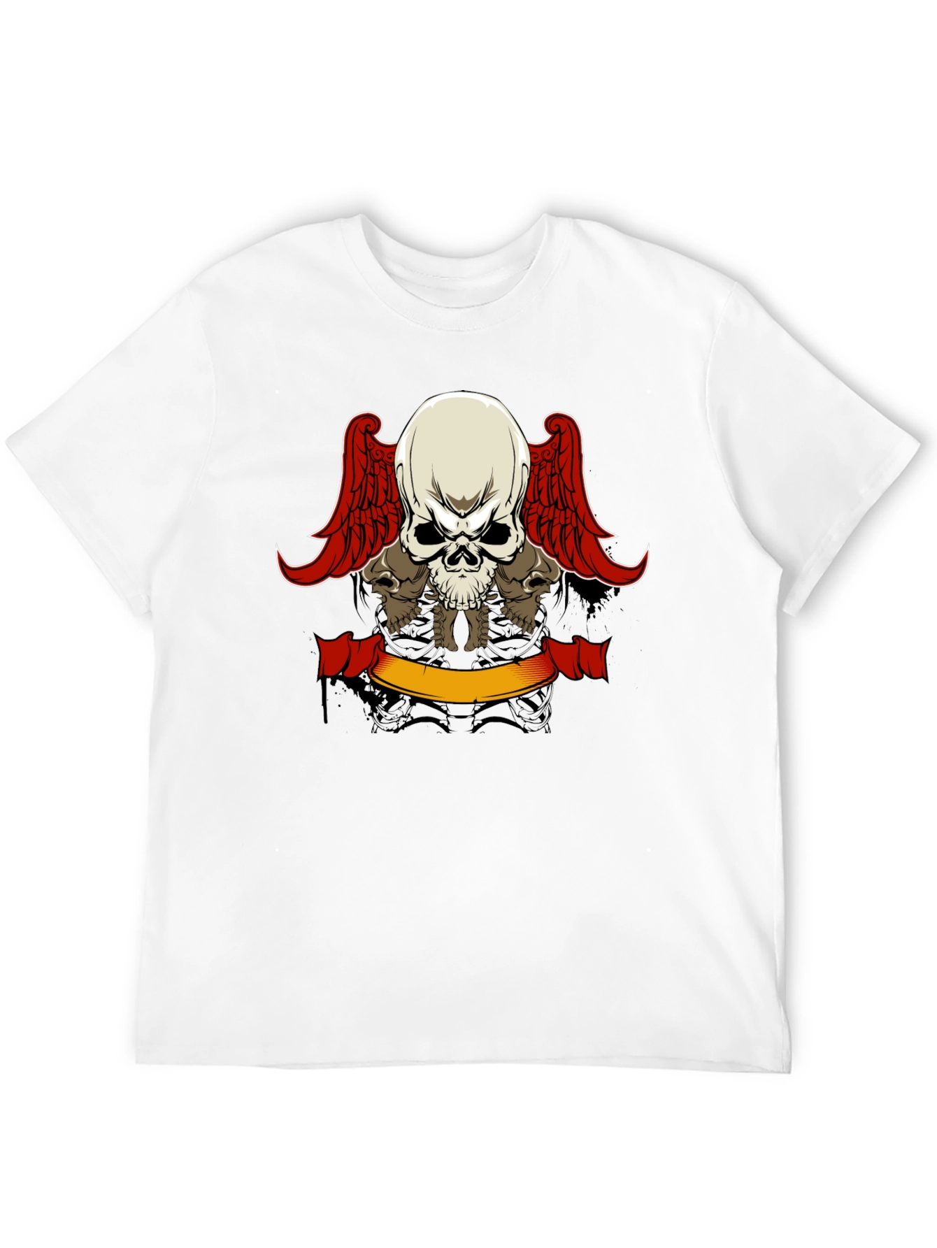 Skull Wings Graphic T-Shirt