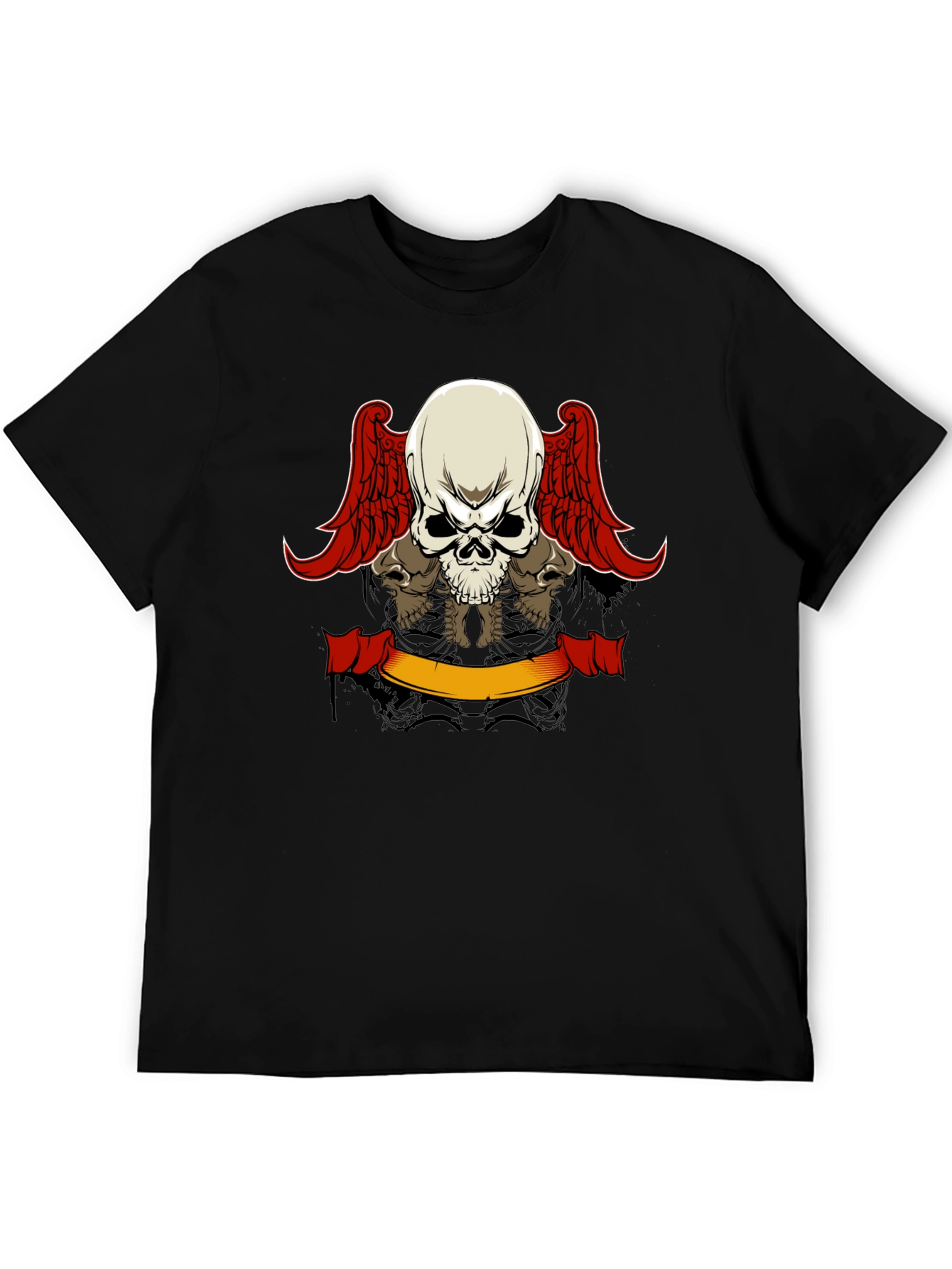 Skull Wings Graphic T-Shirt