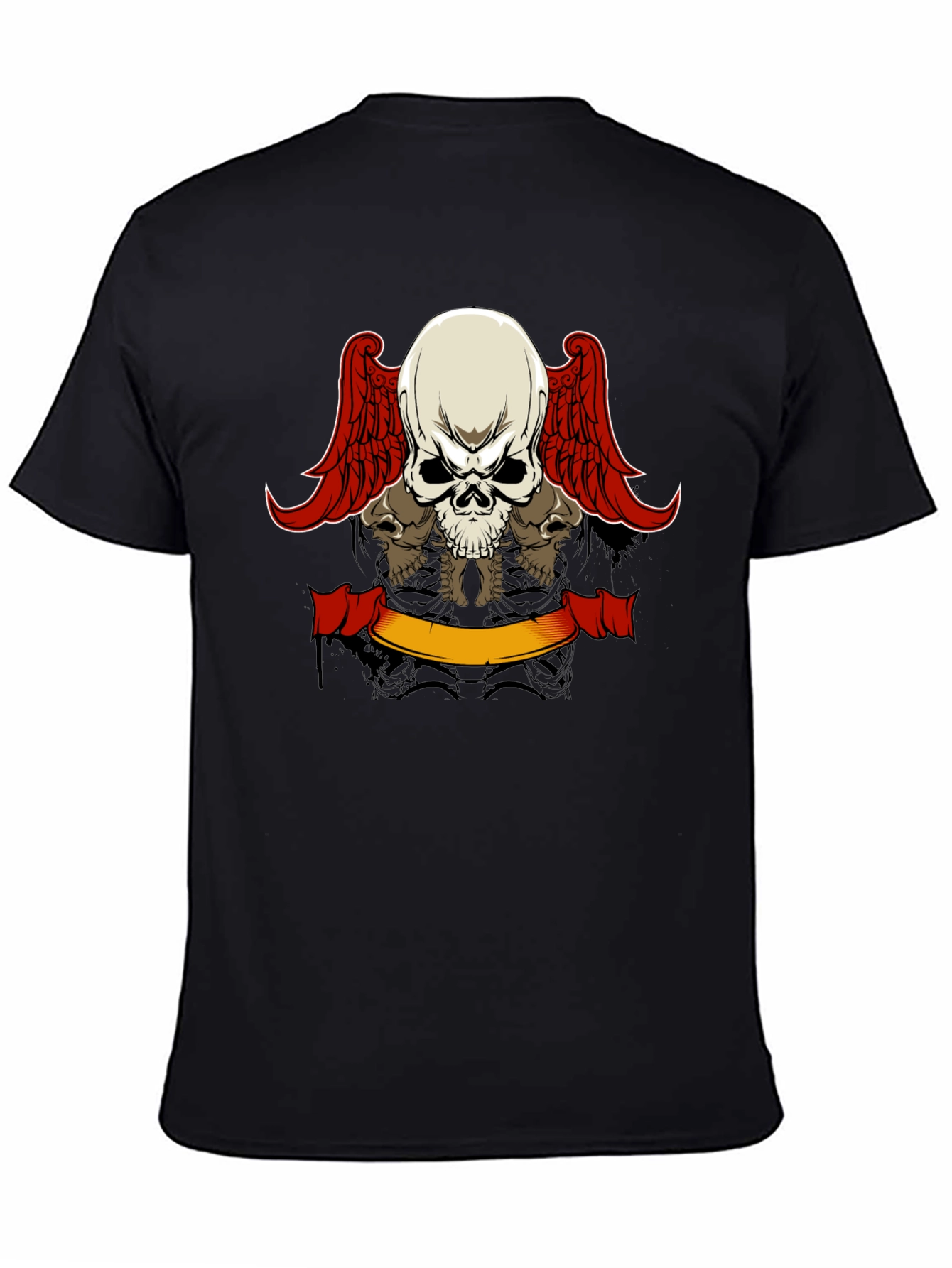 Skull Wings Graphic T-Shirt