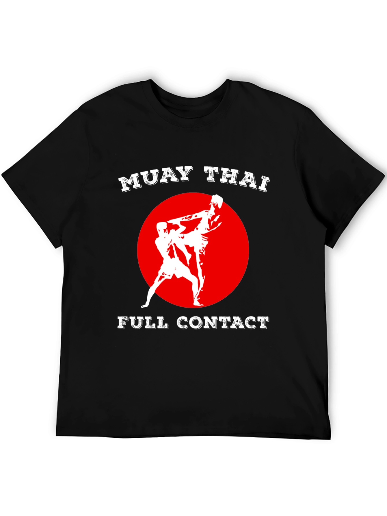 Muay Thai Full Contact Black T-Shirt